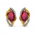 Flaming Ruby Dazzle Studs